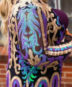 Dongguan Haohoo Clothing CO., Ltd PREORDER The Royal Sequin Duster - Peacock And Gold Pre-Orders