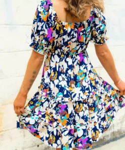 D & J Industries Co., LTD. PREORDER Navy Pushing Petals Dress Pre-Orders