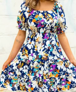 D & J Industries Co., LTD. PREORDER Navy Pushing Petals Dress Pre-Orders