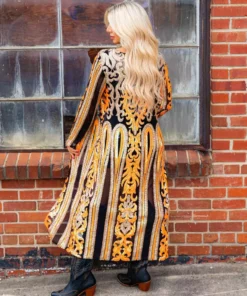 Dongguan Haohoo Clothing CO., Ltd Pre-Orders PREORDER The Royal Sequin Duster - Orange And Gold