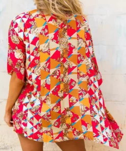 D & J Industies Co., LTD. New Arrivals Actin Up Kimono - Pink Floral