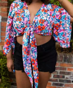 D & J Industies Co., LTD. Pre-Orders PREORDER Better Days Top - Red & Pink Floral