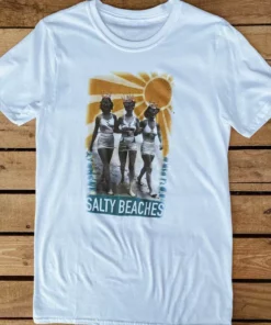 Bling-A-Gogo Salty Beaches Tee Summer Fried Swimwear