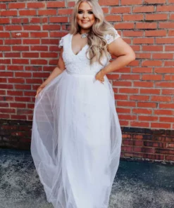 D & J Industries She's A Sweetheart Dress - White