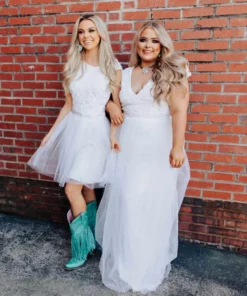 D & J Industries She's A Sweetheart Dress - White