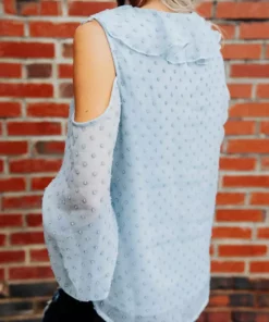 D & J Industries Tops She's Somethin' Top - Blue