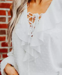 D & J Industries She's Somethin' Top - White