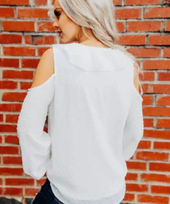 D & J Industries She's Somethin' Top - White