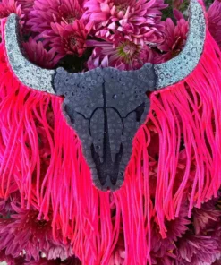 Buckin Baby Wholesale Skull Head With Fringe Freshie