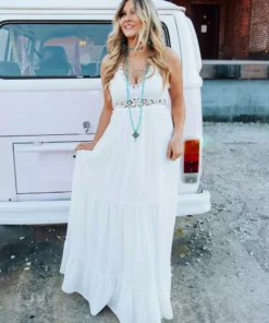 Dongguan Haohoo Clothing CO., Ltd Southbound Dress - White Dresses