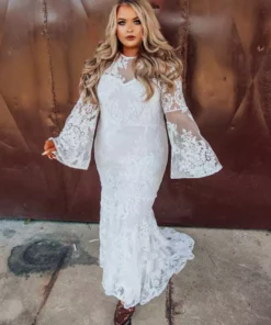 D & J Industries Special Moments Dress - White Bridal