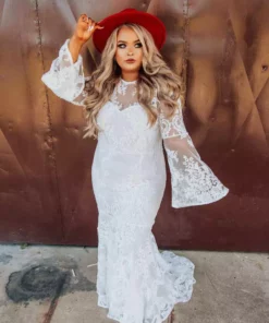 D & J Industries Special Moments Dress - White Bridal