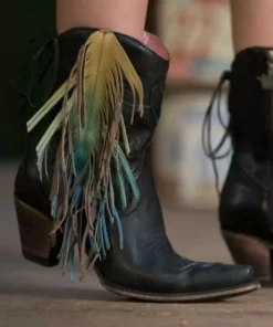 Lane Boots Spirit Animal Ankle Junk Gypsy Boot By Lane - Black