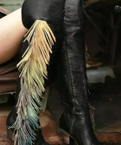 Lane Boots Spirit Animal Over The Knee Black Boots By Lane