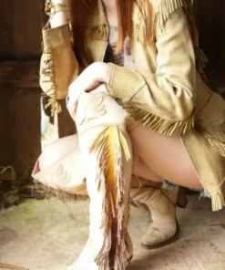 Lane Boots Footwear Spirit Animal Over The Knee Bone Boots By Lane