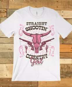 GTN Straight Shootin Country Girl Tee Clothing