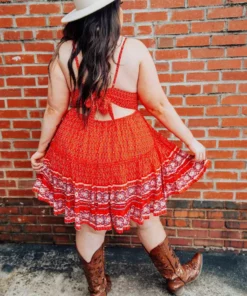 Dongguan Haohoo Clothing CO., Ltd Sale! Sunshine And Summertime Dress - Red