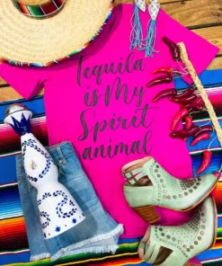 GTN Tequila Is My Spirit Animal Tee Clothing