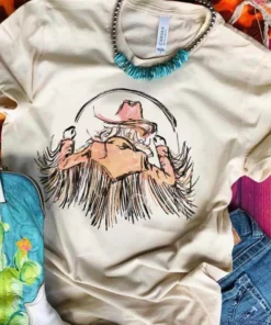 Miss Mud Pie The Fringed Cowgirl Tee Tees