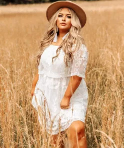 D & J Industries The Getaway Dress - White Sale!