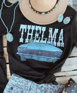 Miss Mud Pie Tees Thelma Tee - Black