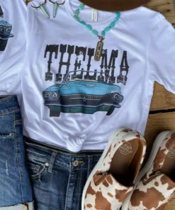 Miss Mud Pie Tees Thelma Tee - White