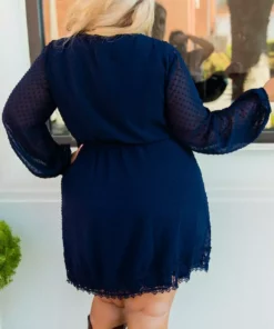 D & J Industries This One's For The Ladies Dress - Navy Blue Sale!