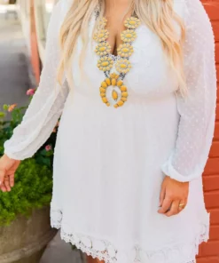 D & J Industries This One's For The Ladies Dress - White