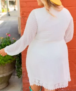 D & J Industries This One's For The Ladies Dress - White