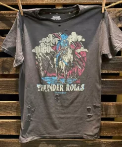 Country Deep Thunder Rolls Distressed Tee