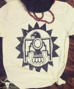 Benita Ceceille Thunderbird Tee - Cream