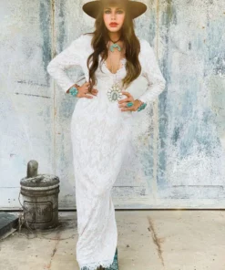 Southern Fried Chics Tie The Knot Lace Dress Bridal