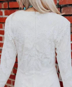 Southern Fried Chics Tie The Knot Lace Dress Bridal