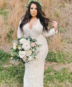 Southern Fried Chics Tie The Knot Lace Dress Bridal