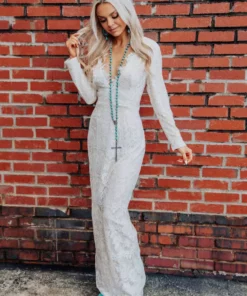 Southern Fried Chics Tie The Knot Lace Dress Bridal