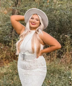 Southern Fried Chics Bridal To Have And To Hold Lace Dress - Ivory