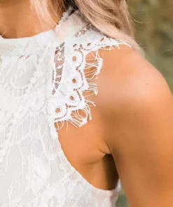 Southern Fried Chics Bridal To Have And To Hold Lace Dress - Ivory