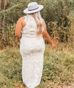 Southern Fried Chics Bridal To Have And To Hold Lace Dress - Ivory