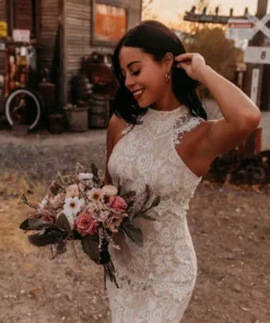 Southern Fried Chics Bridal To Have And To Hold Lace Dress - Ivory