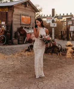 Southern Fried Chics Bridal To Have And To Hold Lace Dress - Ivory