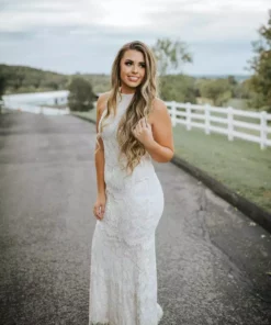 Southern Fried Chics Bridal To Have And To Hold Lace Dress - Ivory