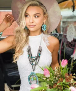 Southern Fried Chics Bridal To Have And To Hold Lace Dress - White