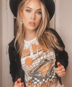 Country Deep Clothing Vegas Speedway Distressed Tee