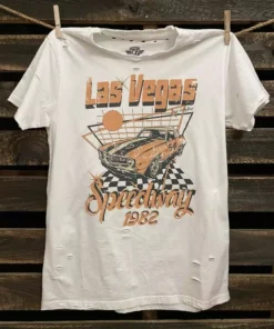 Country Deep Clothing Vegas Speedway Distressed Tee