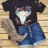 Miss Mud Pie Tees Whiskey Bent Hell Bound Tee