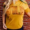 Miss Mud Pie Wild Tee - Mustard Tees