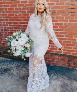 D & J Industries World Stands Still Dress - White/Neutral Sale!