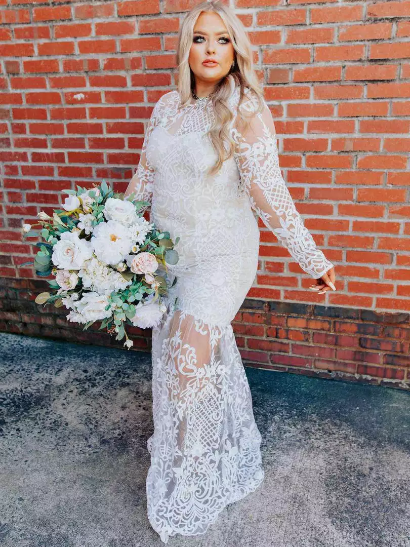 D & J Industries World Stands Still Dress - White/Neutral Sale!