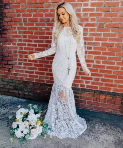 D & J Industries World Stands Still Dress - White/Neutral Sale!