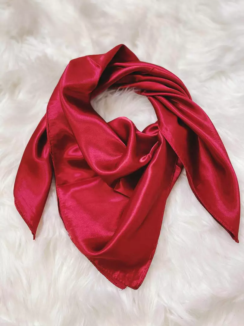 Rowdy Crowd Clothing Wynonna Wild Rag - Burgundy